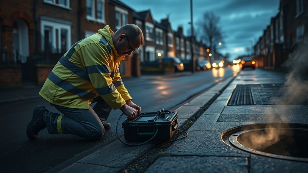 No-dig underground leak detection equipment in Wood Green